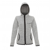 JACKET Femme Gris Zippée avec capuche - Goodbad badminton