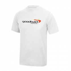 T-Shirt Blanc motif goodbad