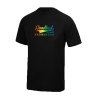 T-shirt Noir GB Classics Arc en Ciel  - Goodbad badminton