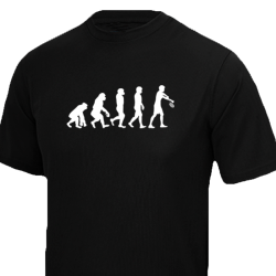 T-Shirt noir enfant evolution badminton service - Goodbad Badminton
