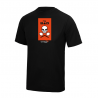 T-shirt de Badminton avec dessin tète de mort tailles enfants