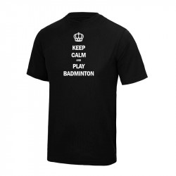 T-shirt noir KEEP CALM AND...