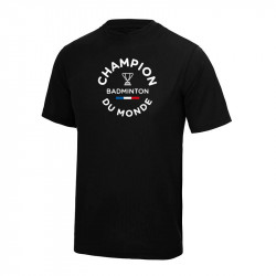 T-shirt de Badminton avec dessin artistique