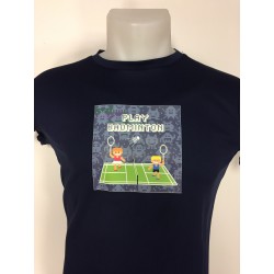 badminton enfant tshirt videos games