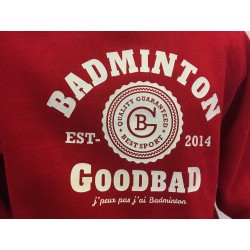 SWEAT BEST SPORT Badminton Rouge