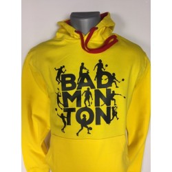SWEAT JAUNE SILHOUETTES