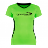 Maillot vert femme pour badminton avec technologie cooltex - Goodbad badminton
