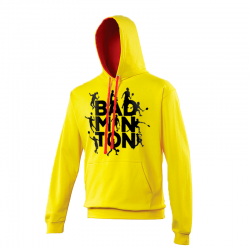 SWEAT JAUNE SILHOUETTES